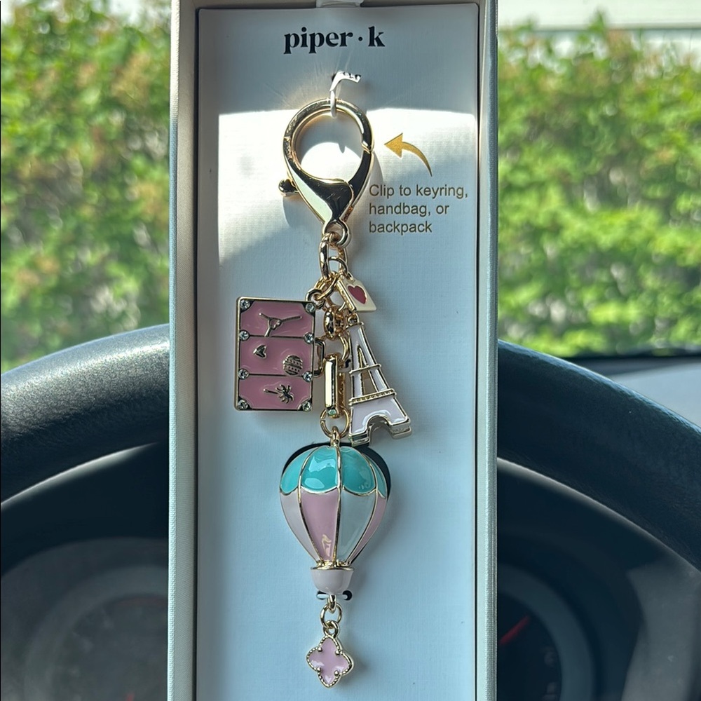 Piper K Paris keychain & Bag charm